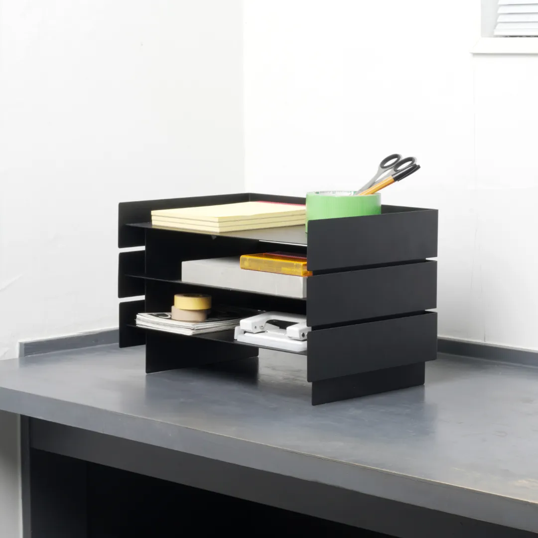 モルビエ・デスクオーガナイザー (フランス製) エンボス デスクオーガナイザー M ピンク | Francfranc（フランフラン