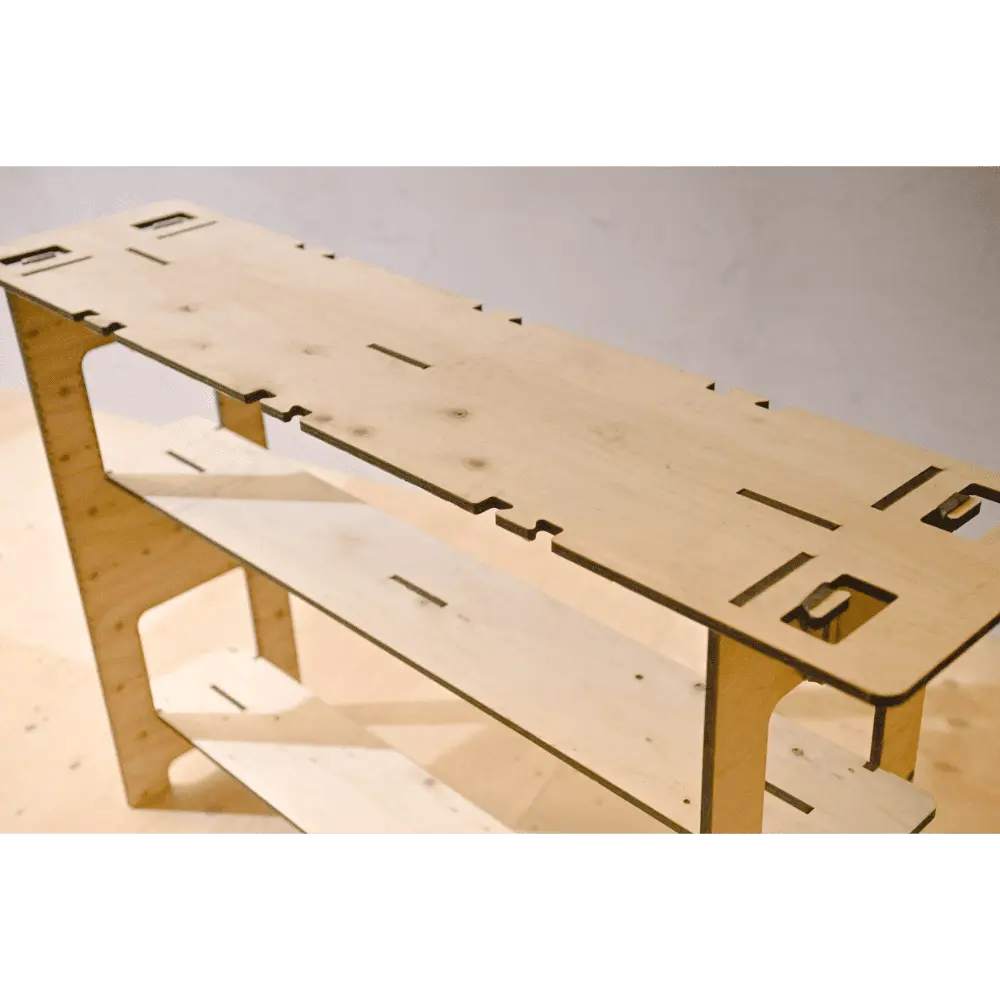 合板家具 棚付きテーブルセット - Kanaete(カナエテ) - アイデア
