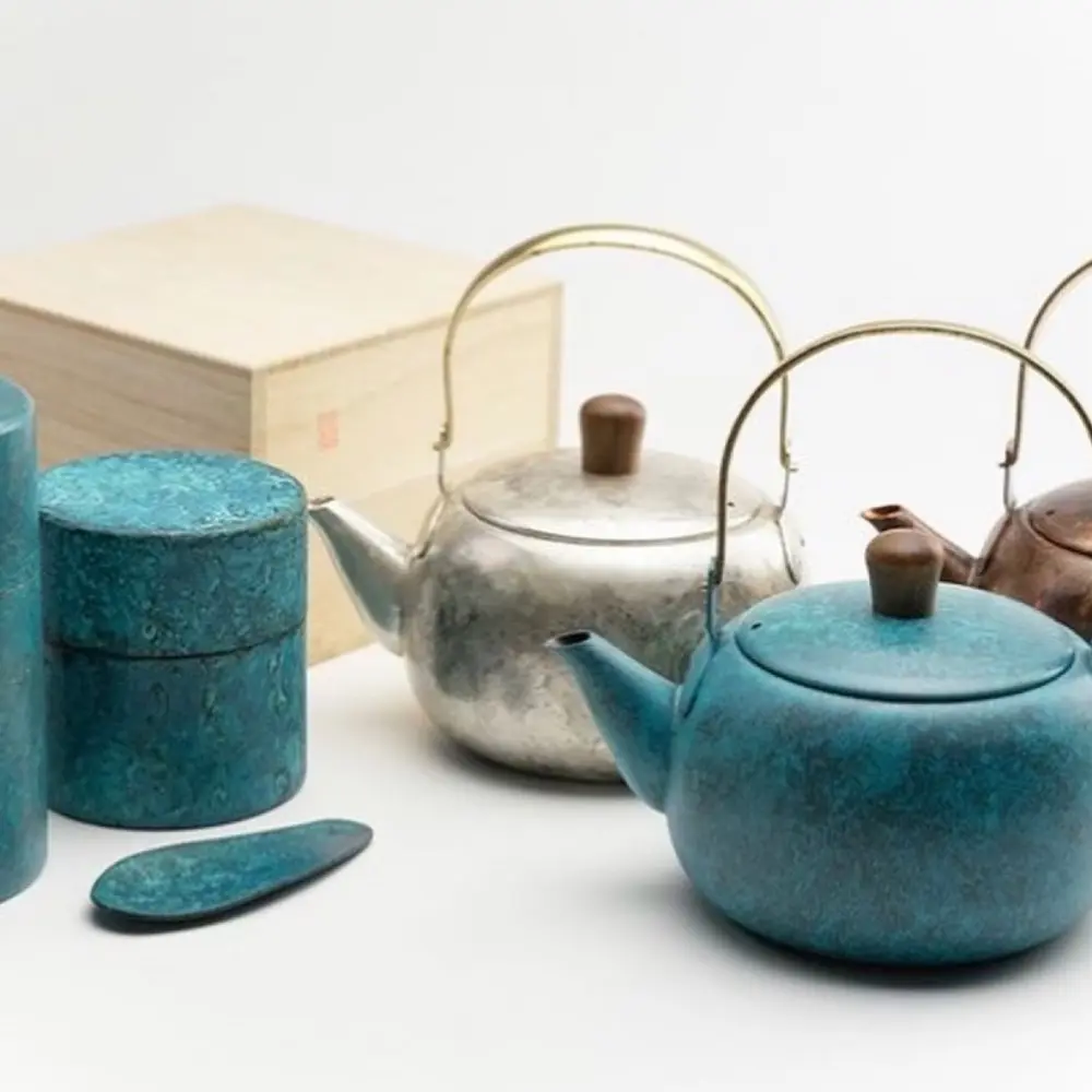 銅製　茶筒・茶さじ・急須　3点セット Amazon | 純銅製 茶器揃え（急須＋茶筒＋茶さじ） docha-4 | No