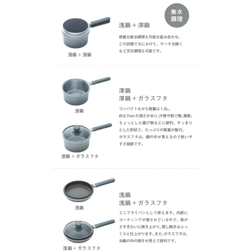 HAL片手無水鍋 - Kanaete(カナエテ) - アイデアをカタチにする