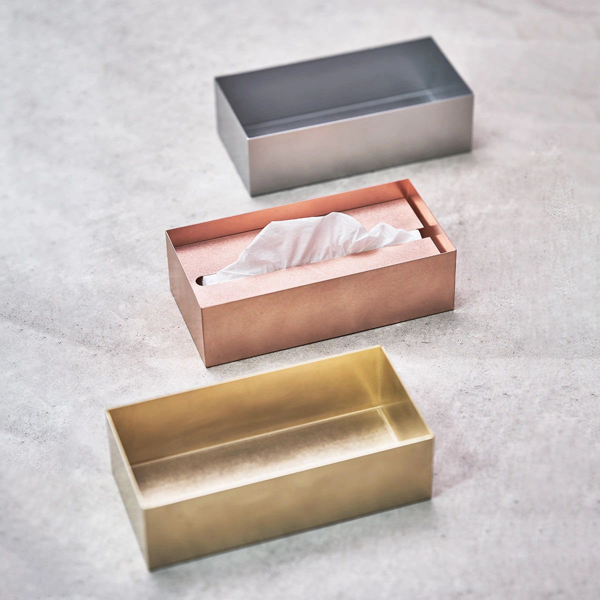 Ori Tissue Case copper - Kanaete(カナエテ) - アイデアをカタチに