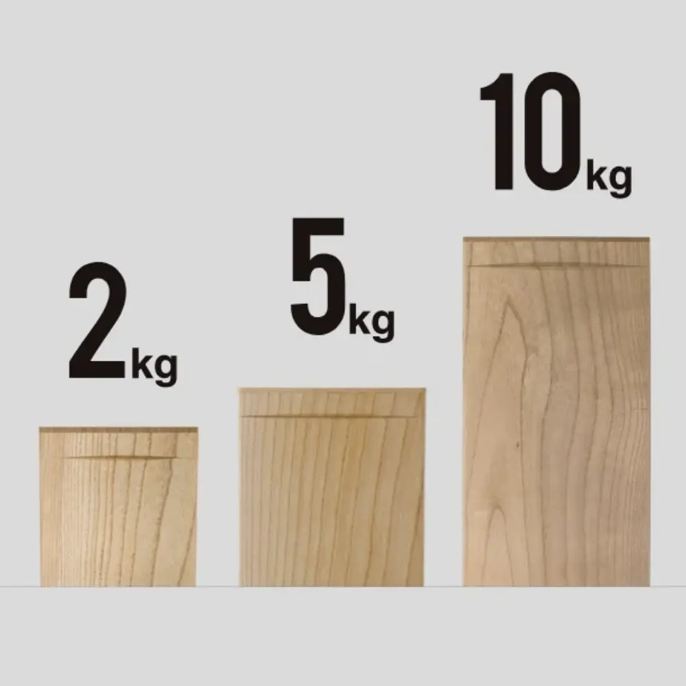 RICE STOCKER 国産桐 米びつ【蜜蝋】 10kg - Kanaete(カナエテ