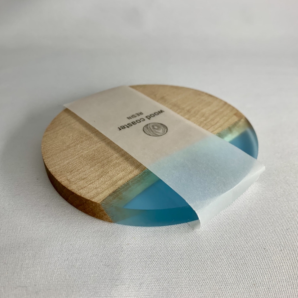 コースター 木素材 レジン