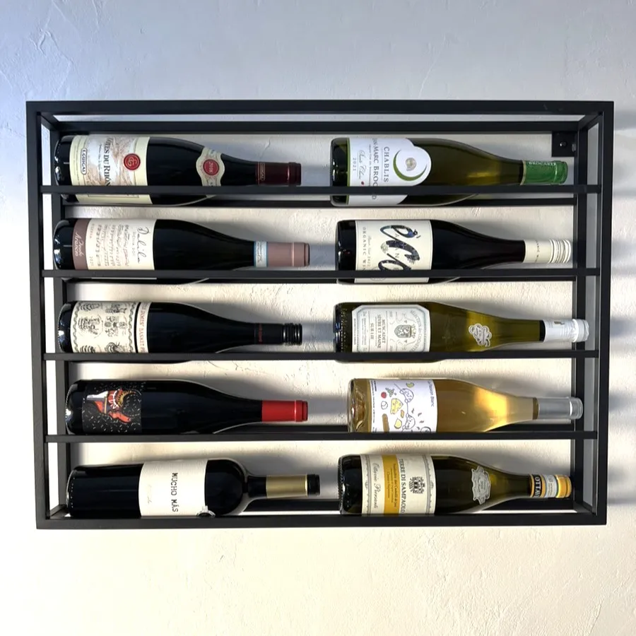 壁掛けワインラック【Nonde】 - Kanaete(カナエテ) - アイデアをカタチ