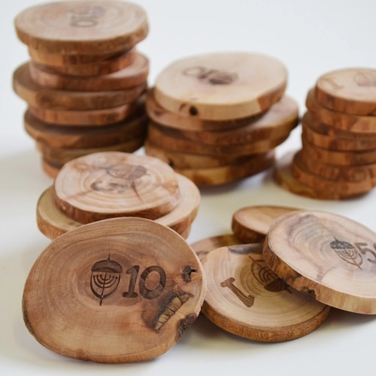 森のごっこコイン（３６枚セット） - Kanaete(カナエテ) - アイデアをカタチにするものづくりWEBサービス