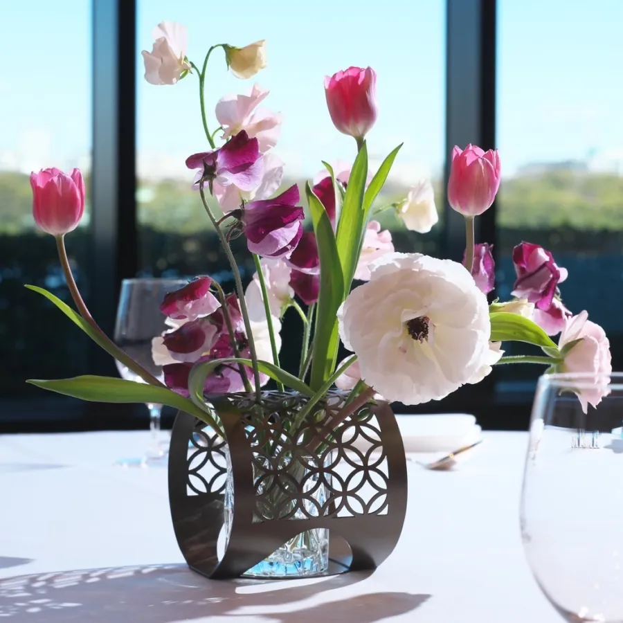 美品　ガラス製花器　花瓶　フラワーベース　いけばな華道アレンジメント 美品 ガラス製花器 花瓶 フラワーベース いけばな華道アレンジメント