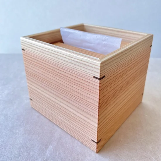 ハーフサイズ ティッシュBOX 組子細工 - Kanaete(カナエテ) - アイデア