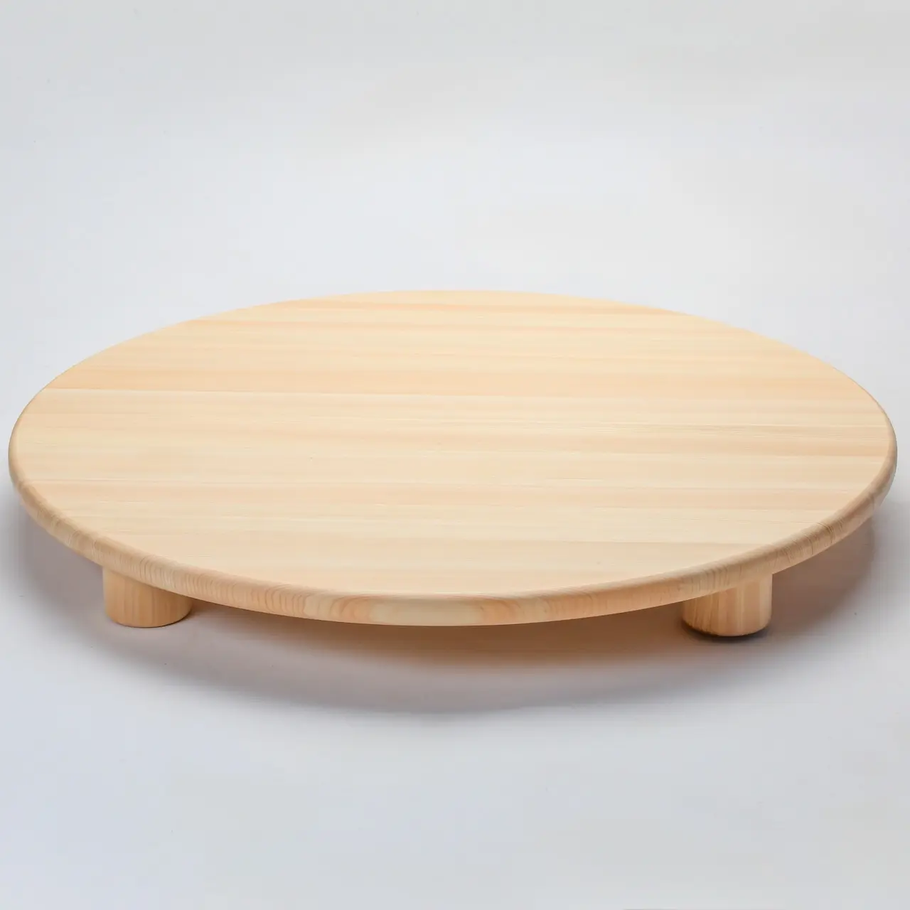 ヒノキのまんまるちゃぶ台 - Kanaete(カナエテ) - アイデアをカタチに