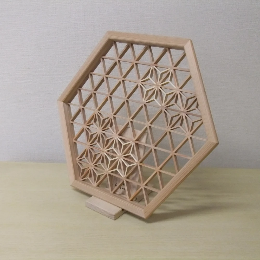 六角組子おぼん - Kanaete(カナエテ) - アイデアをカタチにする