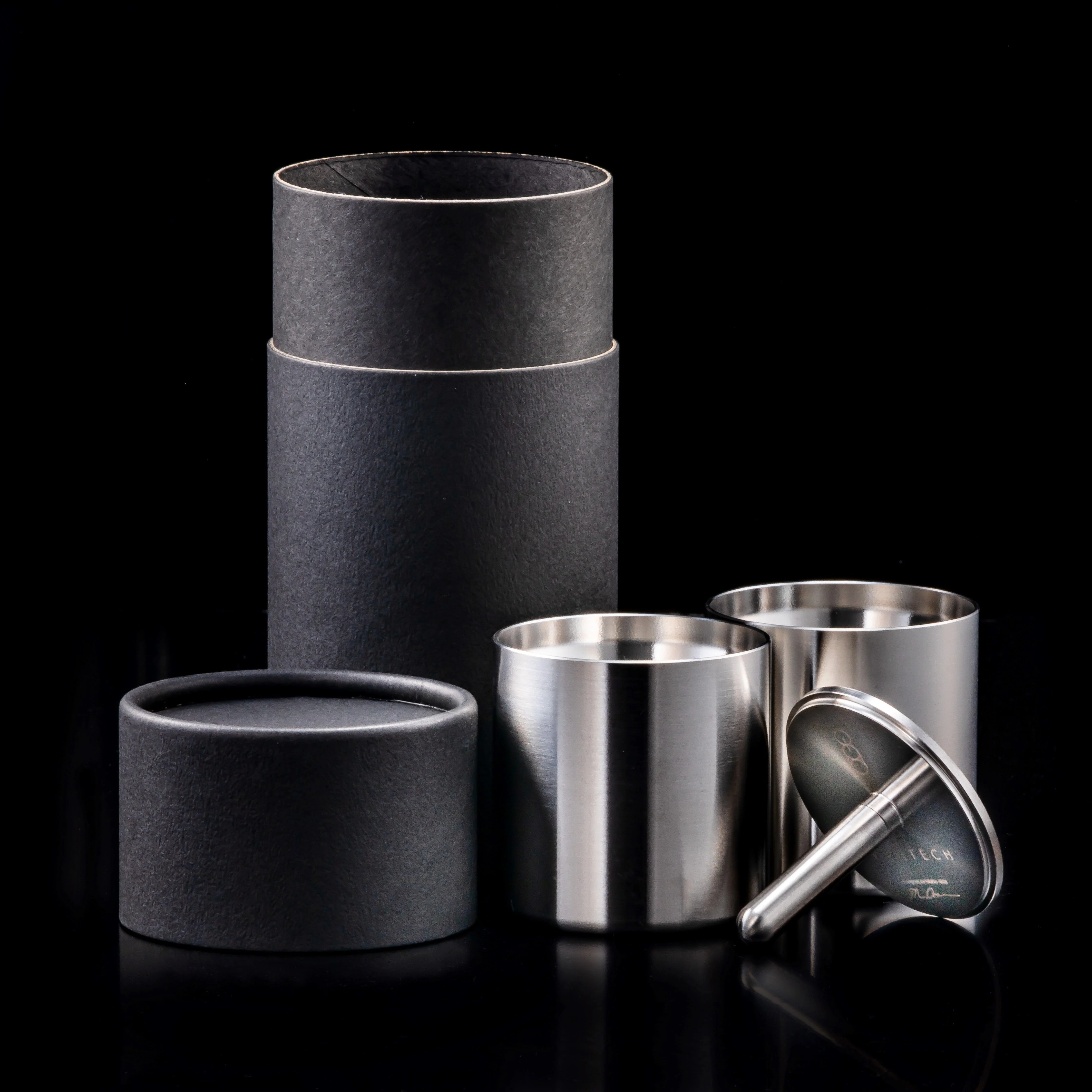 78mm ステンレスタンブラーノーマル2個セット(ヘアライン) - Kanaete