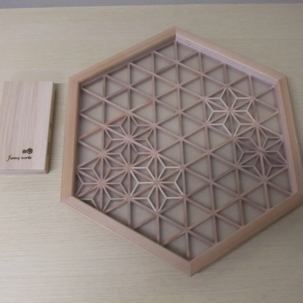 六角組子おぼん - Kanaete(カナエテ) - アイデアをカタチにする