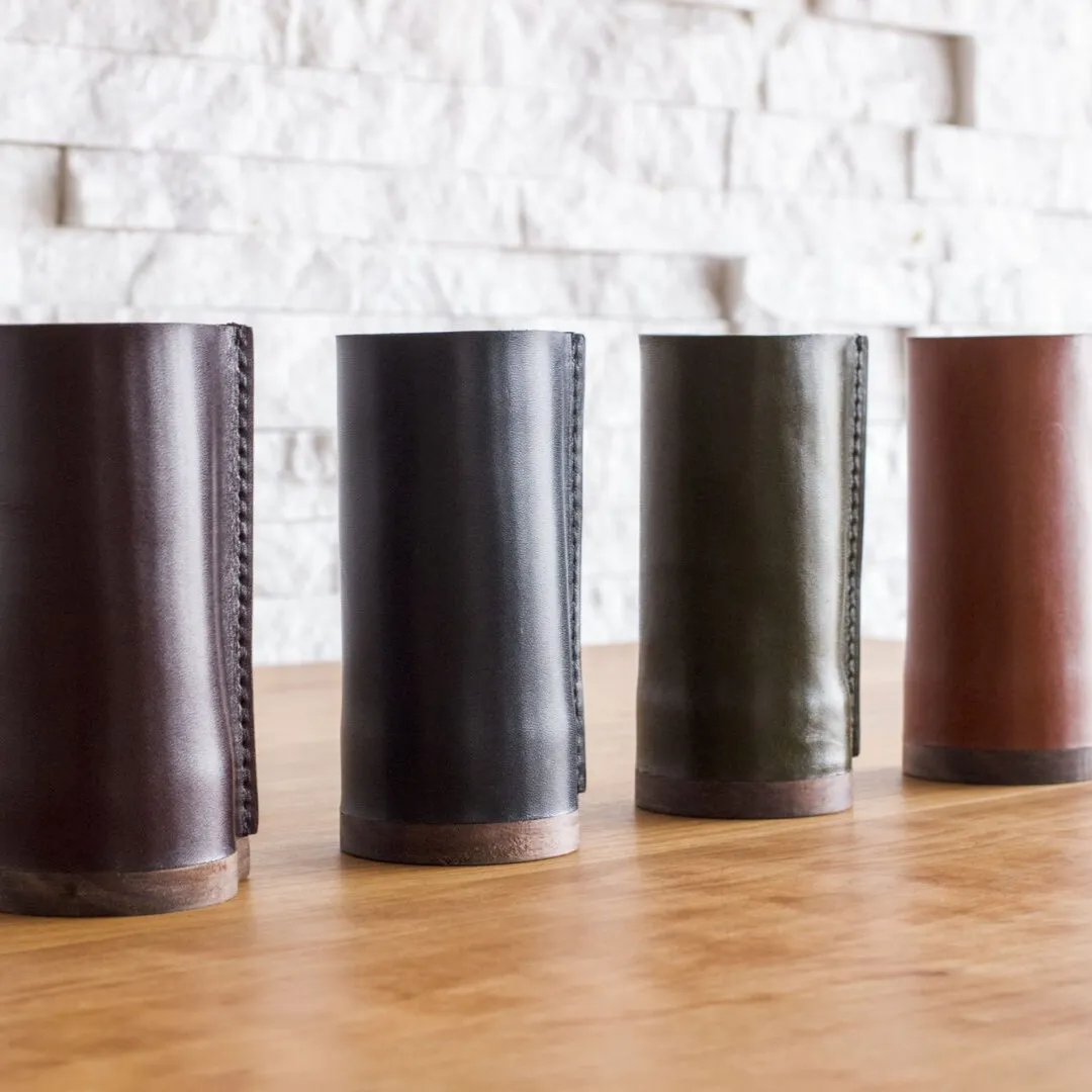 SHIZUKU GLASS STAND ブラウン：ウォールナット - Kanaete(カナエテ