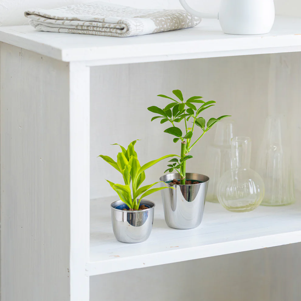 Planter cover Mirror finish SET - Kanaete(カナエテ) - アイデアを