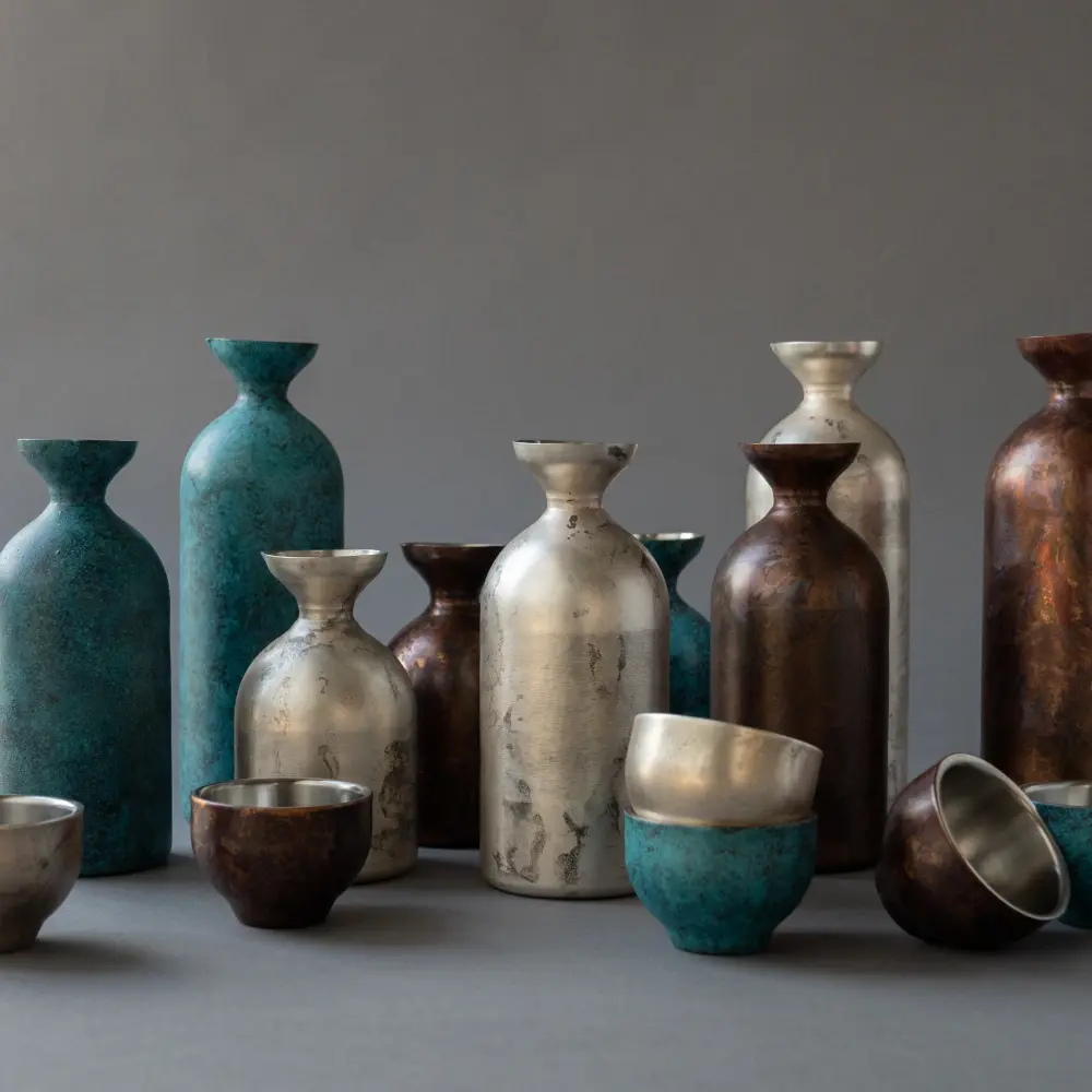 ORI-EN 二重徳利・二重ぐい呑みセット - Kanaete(カナエテ) - アイデア