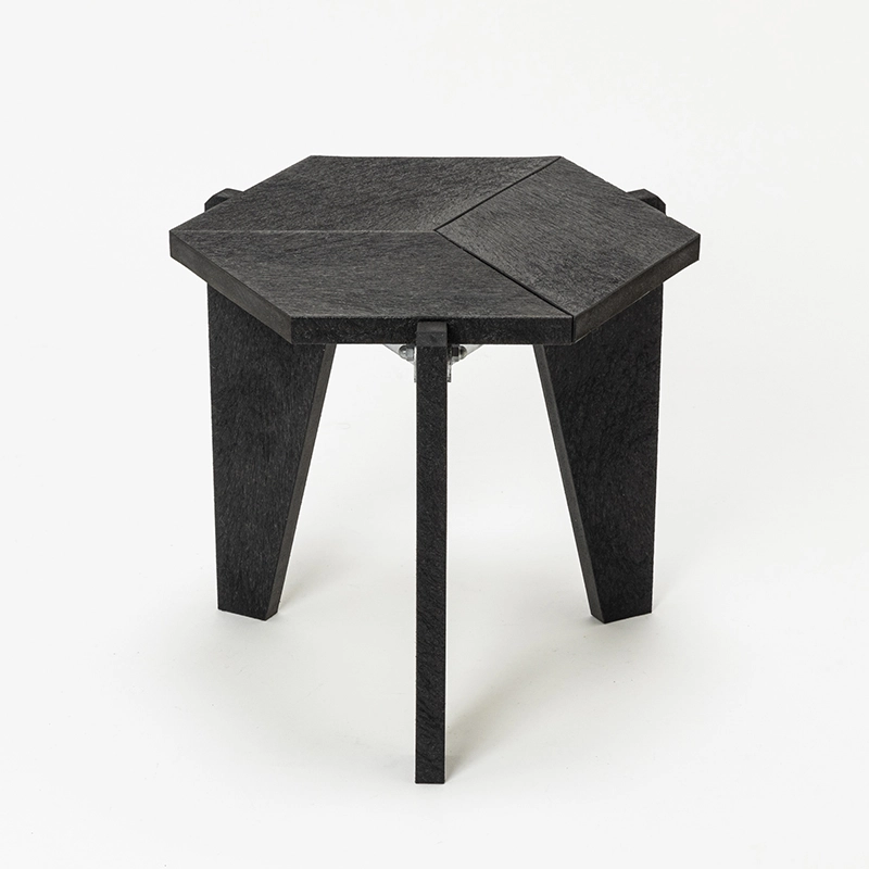 RECYCLED PLASTIC HEX SIDE TABLE - Kanaete(カナエテ