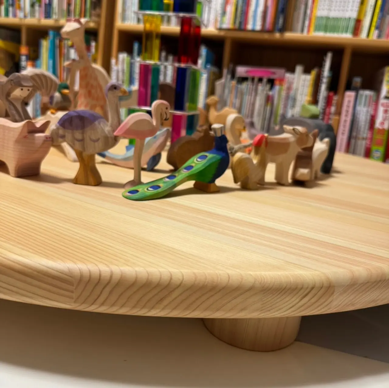 ヒノキのまんまるちゃぶ台 - Kanaete(カナエテ) - アイデアをカタチに