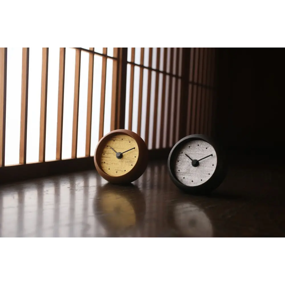 はなもっこ置き時計 摺箔 金 - Kanaete(カナエテ) - アイデアをカタチ