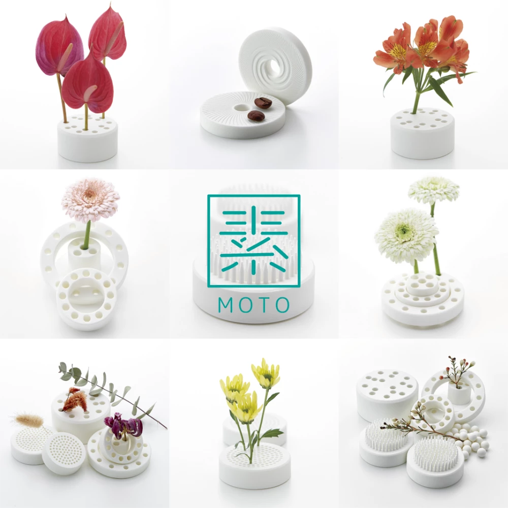 セラミックフラワーホルダー - Kanaete(カナエテ) - アイデアをカタチ