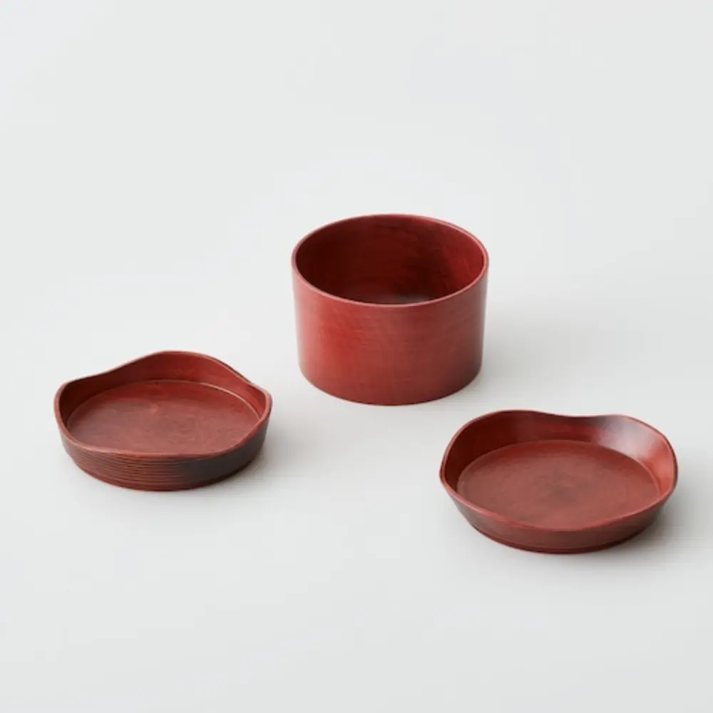 漆器 木製 小皿 2枚セット