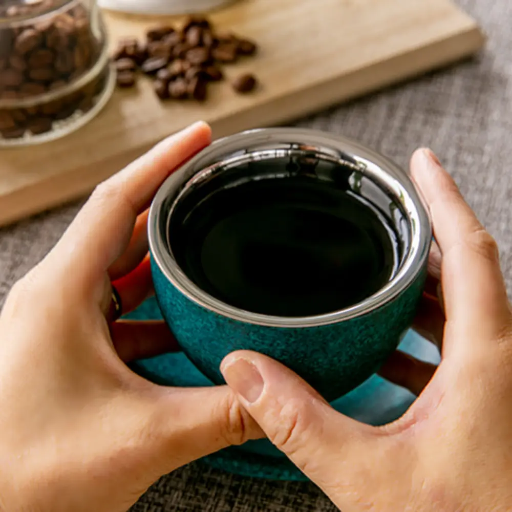 ORI-EN 二重ラテカップ・ソーサーセット - Kanaete(カナエテ