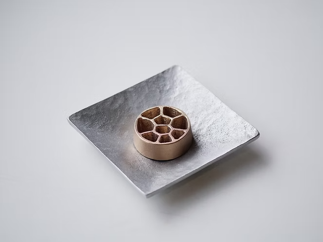 針のない剣山（S）＋Kamahachi plate（S）セット - Kanaete(カナエテ