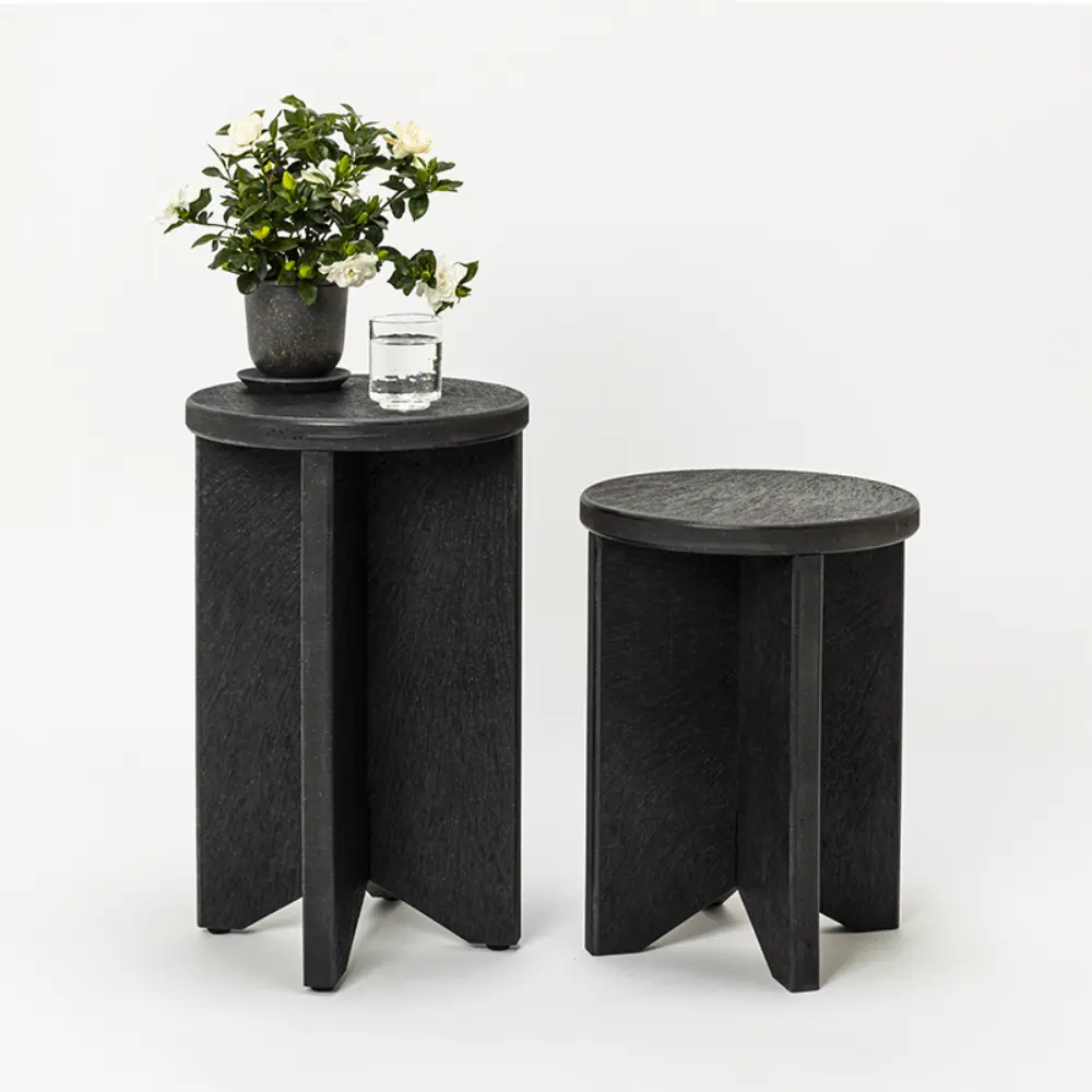 RECYCLED PLASTIC ROUND STOOL - Kanaete(カナエテ) - アイデアを
