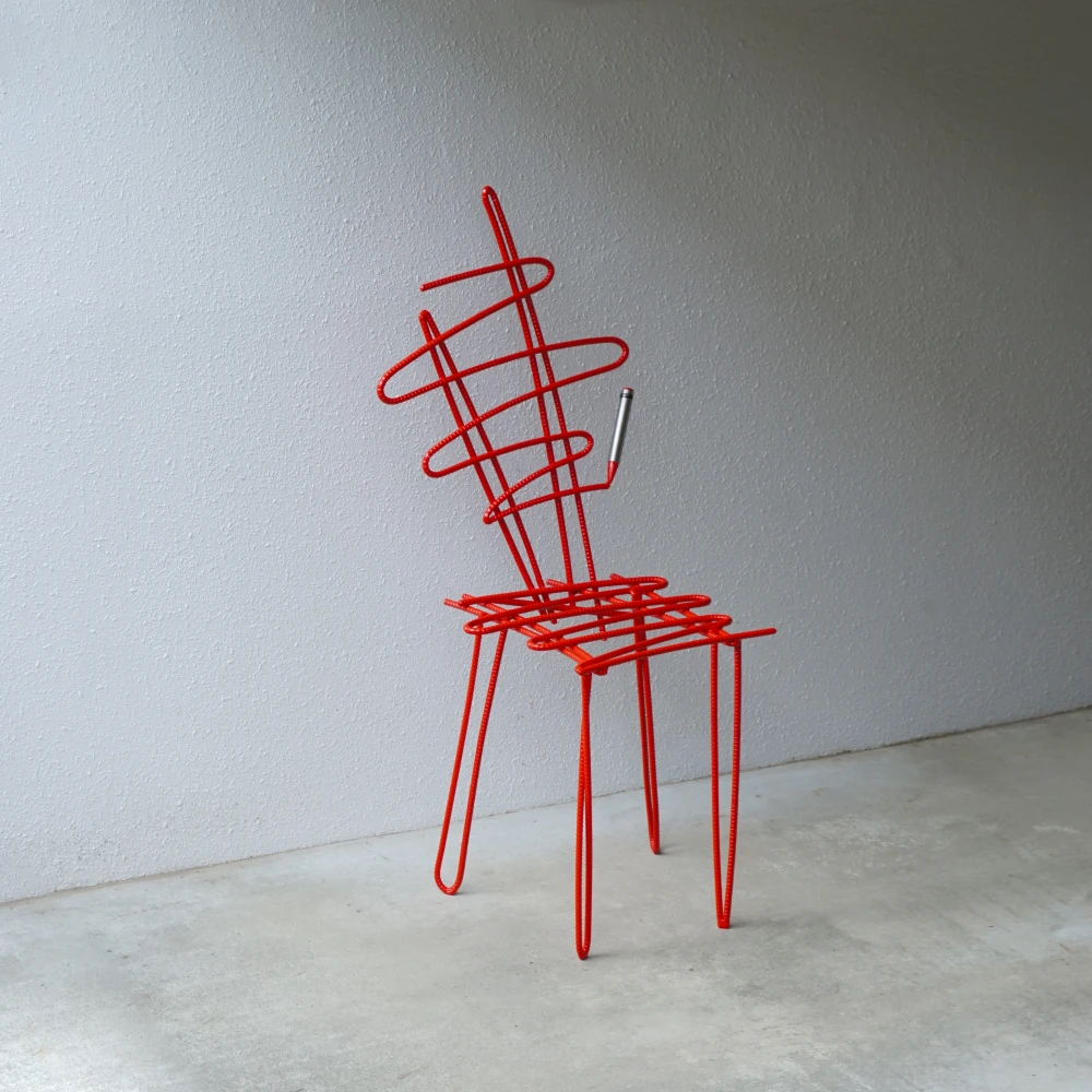 Rakugaki Chair - wavy - Kanaete(カナエテ) - アイデアをカタチにする