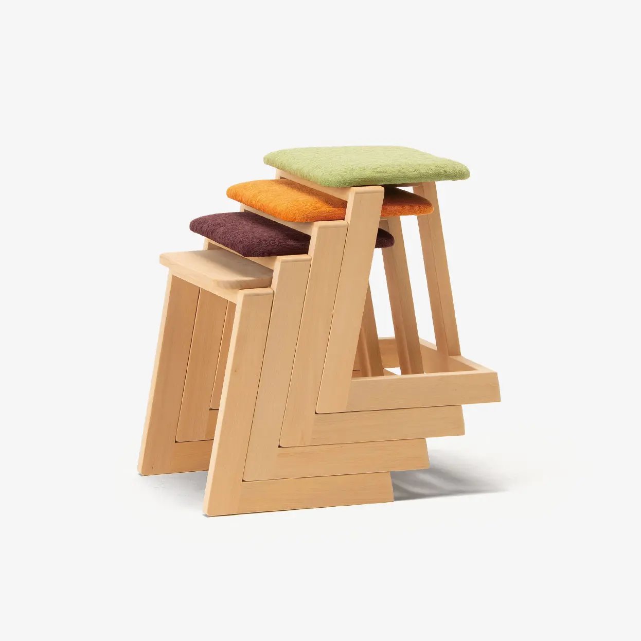 Stacking Stool 01（ハンの木） - Kanaete(カナエテ) - アイデアを