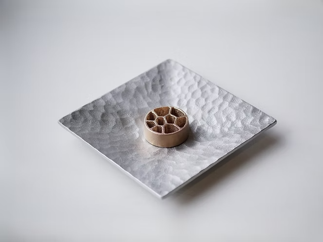 針のない剣山（S）＋Kamahachi plate（L）セット - Kanaete(カナエテ