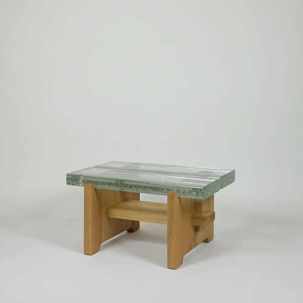 SOLID GLASS LOW TABLE W.600 - Kanaete(カナエテ) - アイデアをカタチ