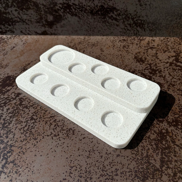 【ひできち】天然白大理石【タソスホワイト】オーディオボード●　2枚セット 白大理石タソスホワイト スピーカー台 400角 2枚セット 【送料別途