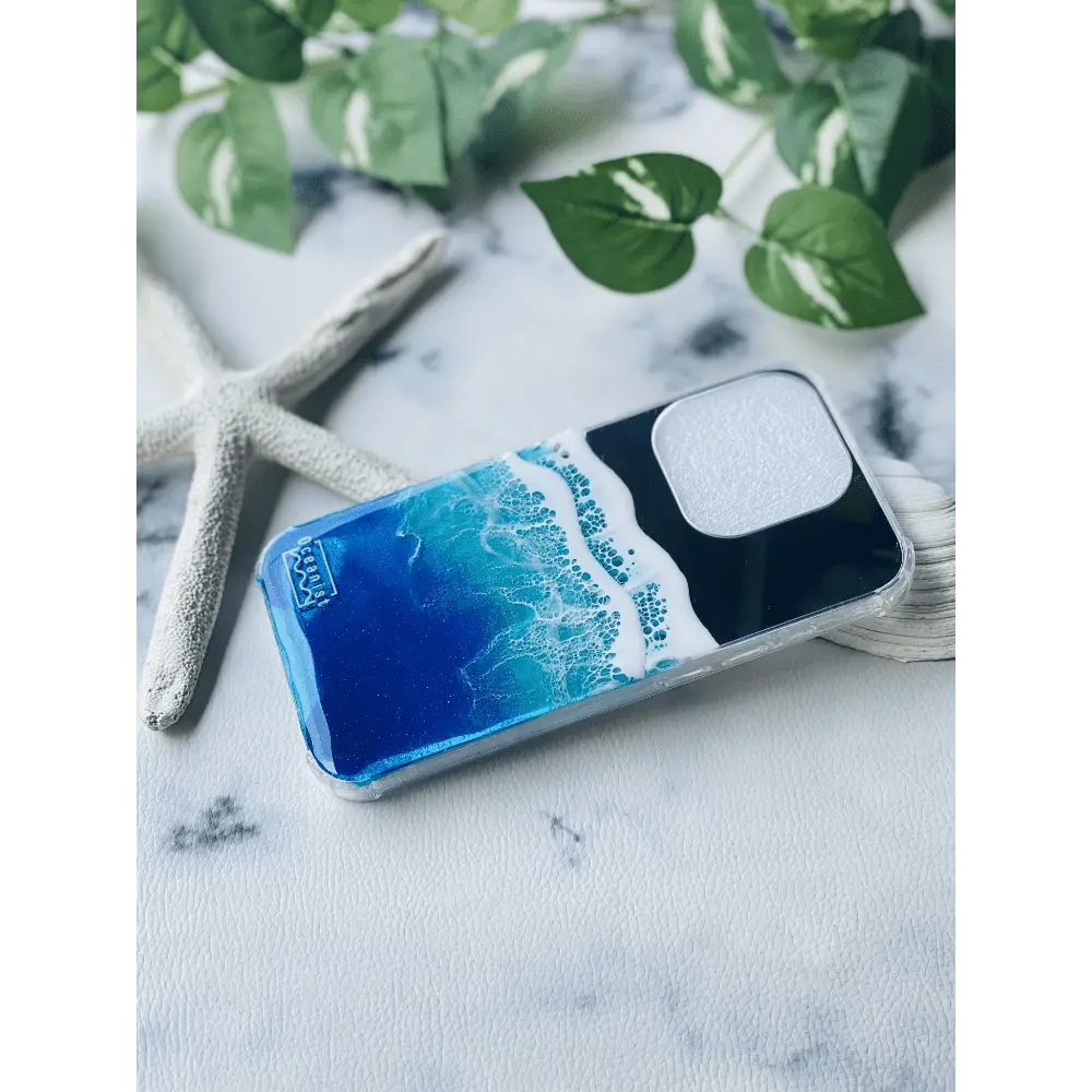 ️iPhone 15 Pro Max用 オーシャンアートケース️ オーシャンアート  ナヴァイオブルー iPhoneケース
